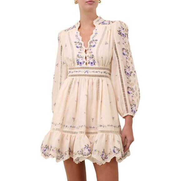 Zimmermann Women Patience Mini Dress - Picture 4 of 4